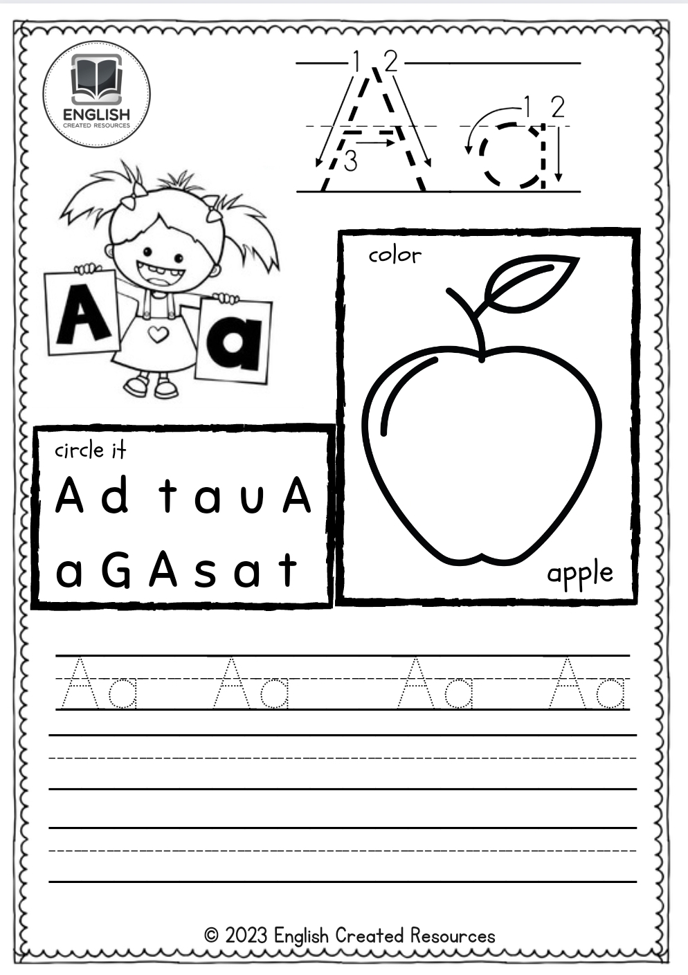 Alphabet Activities – English Created Resources