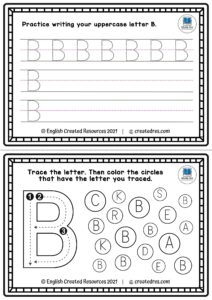 Alphabet Readers Letter B – English Created Resources