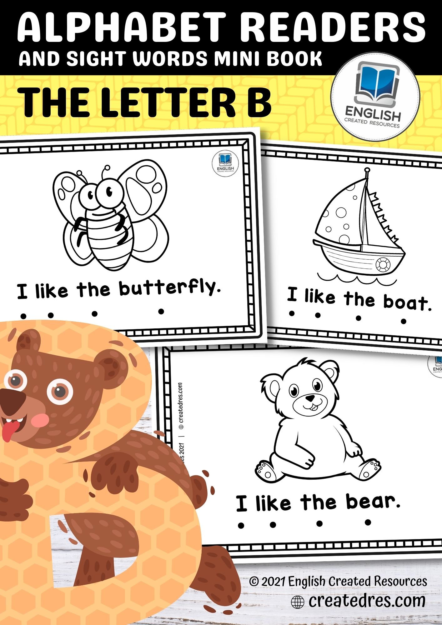 Alphabet Readers Letter B – English Created Resources